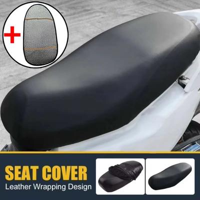 Elastic Motorcycle Seat Cushion Cover Breathable Sunscreen Seat Cover  Weather Protection