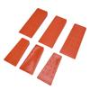 6pcs Chainsaw Wedges Increasing Friction Red Durable Plastic Tree Cutting Supplies for Woodworking