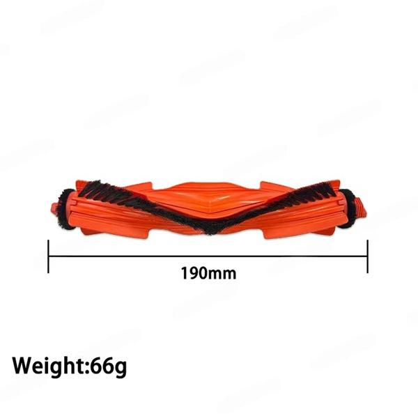 For Xiaomi Robot Vacuum Cleaner S40 / OV81 Replacement Roller Brush Nylon + Plastic Roller Brush Parts