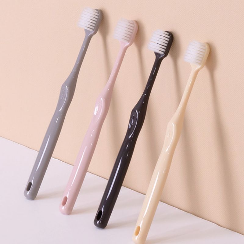 FLAITO Domestic Wide Celebrity Toothbrush Double Slim Bristles 1P Wide Celeb Yellow