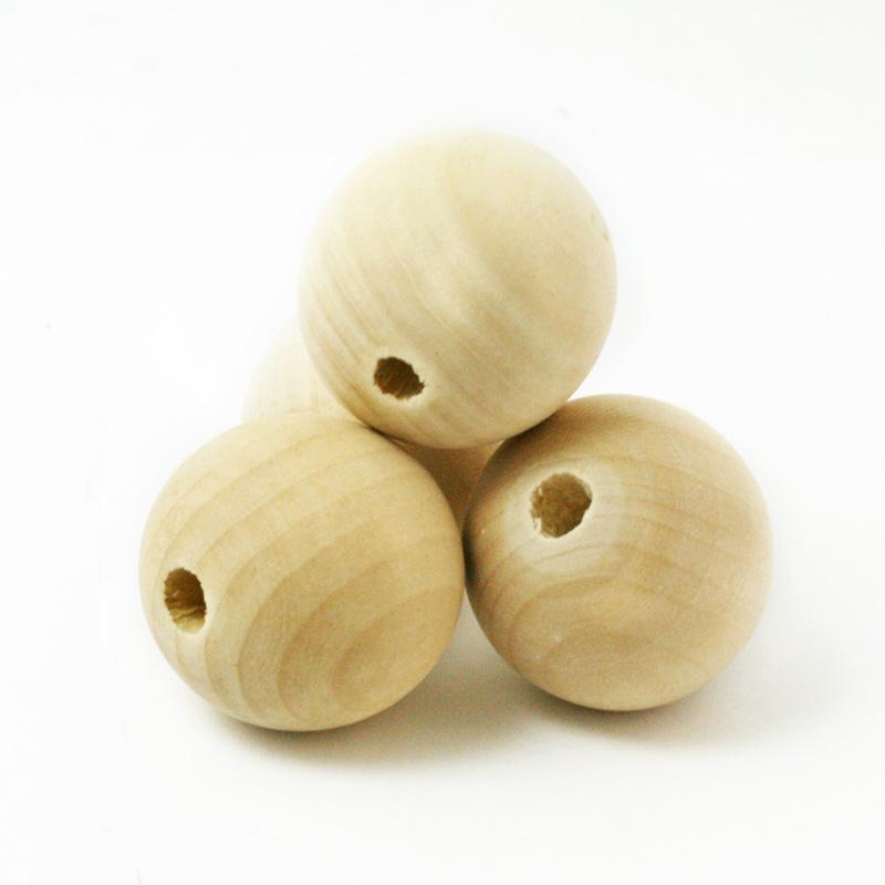 Natural Lotus Wood Beads: 6-40mm Round, Loose Beads for DIY Jewelry