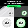 1/2/4Pcs Luminous Shock Absorber Car Door Silicone Anti Shock Pad For Lexus IS250 IS200 CT200h GS300 LS430 RX450h LX570 IS300