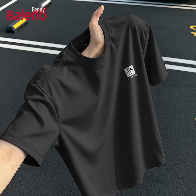 Baleno Men s Lightweight Breathable Pure Cotton Short Sleeve T-Shirt 4XL