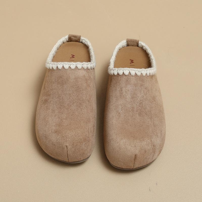 

Биркенштоки на толстой подошве, сумка-педаль, полушлепанцы, женская обувь 2025, новая осень, ленивые, для беременных, уродливые, милые, одинарные туфли 40 хаки