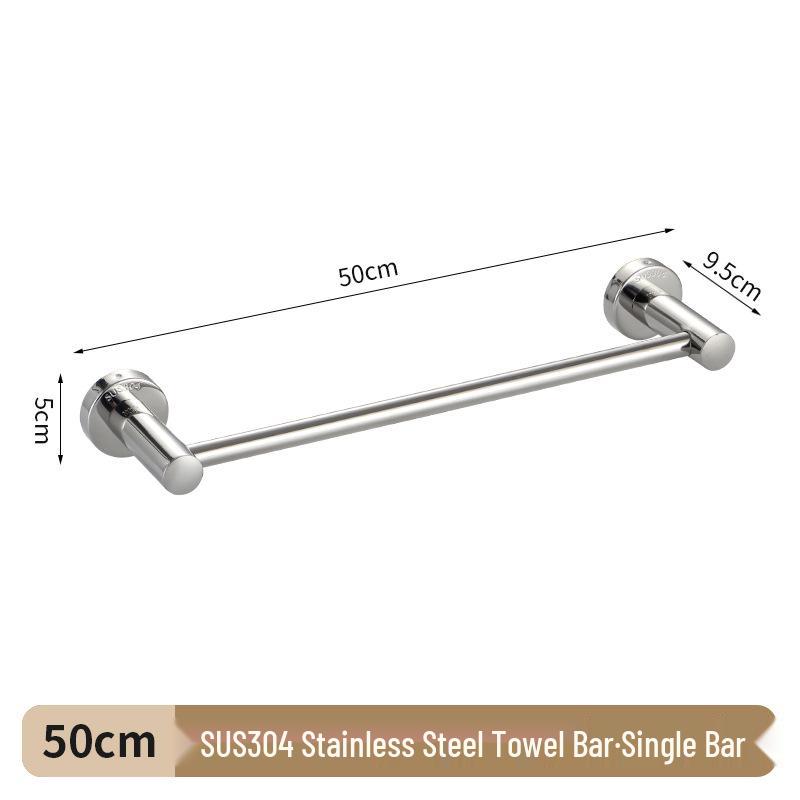 304 Stainless Steel Double Bar Bathroom Towel Rack