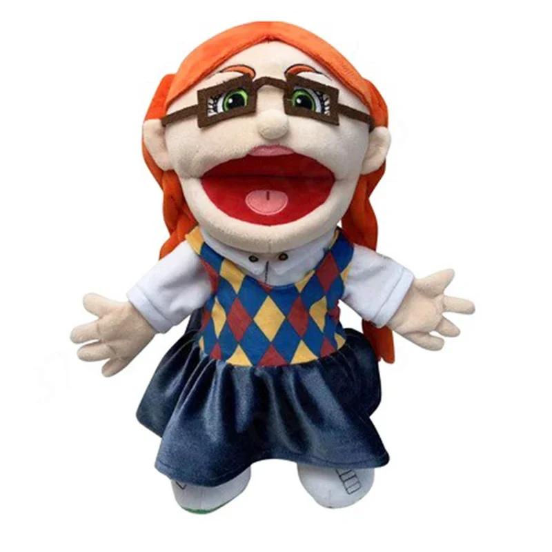 Jeffy Family Hand Puppet Pet Booger Feebee Rocker Zombie Dad Mom Chef Price Police Junior Joseph Cody Penolope Open Mouth Muppet