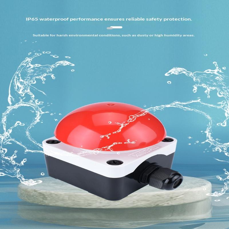 Ip67 Waterproof Pedal Switch - Self Reset & Locked, No/Nc, /, As Emergency Stop Button For Contactor