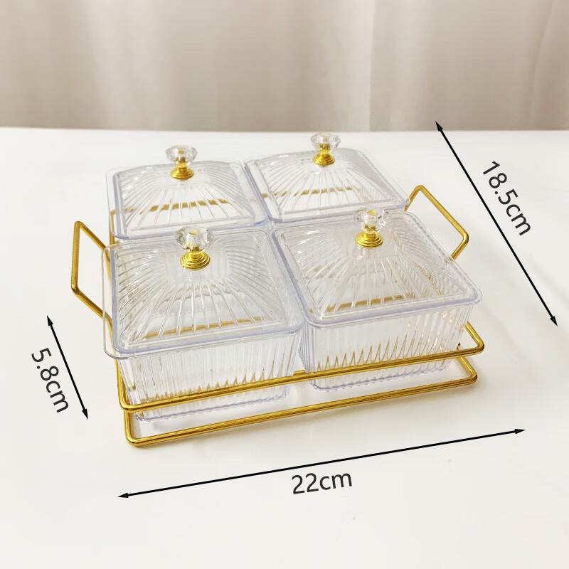 Abay Divided Snack and Fruit Platter Set