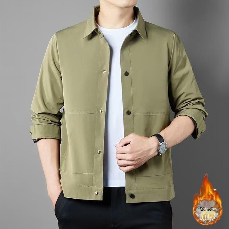 2025 Trendy Men's Casual Lapel Jacket - Spring & Autumn Collection, Youth Fashion