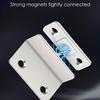 1/2pairs L-Shaped Drawer Magnets, Adhesive Magnetic Seals for Cabinet Doors, Suitable for Kitchen And Wardrobe Doors Door Closer