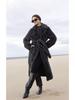 Faux Fur Long Coats Women Jackets Overcoats Lace Up Turn Down Collar Full Sleeve Open Stitch Thick Loose Y2k  Autumn Winter