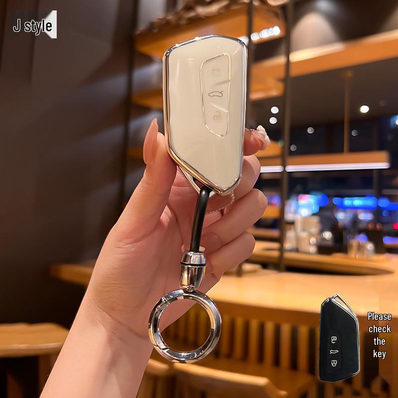 Volkswagen Key Case for 2023 Sagitar, Lavida, Bora, Polo, Tayron X, Tiguan L