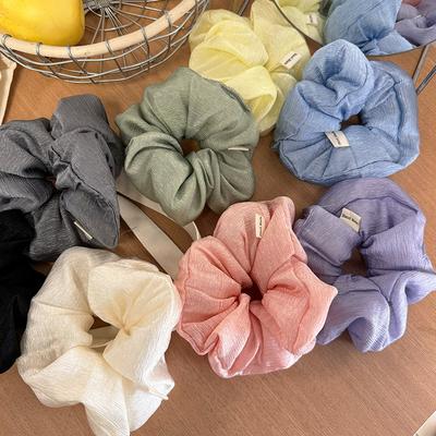 Große Scrunchies große Haargummis für Mädchen Frauen koreanische Accessoires elastisches Band Gummi Süßigkeiten führende Mode beliebt Kpop neu