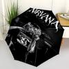 1pc KISS NIRVANA Automatic Open Close Umbrella with 8-Rib Windproof Canopy Compact Portable Travel Umbrella10257