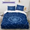 Bright MCFC Lamps Bedding Quilt Set Quilt Cover Pillowcase Home Decoration Birthday Gift (1 * Duvet Cover + 2 * Pillowcase, Without Core)