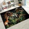 Classic Jurassic Park Dinosaur Movie Tyrannosaurus Rex Rug for Bedroom Living Room Sofa Home Doormat Decor,Non-slip Floor Mat