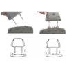 Hidden Multifunctional Hook for Automobile Seat Back Creative Small Hook for Vehicle Head Restraint