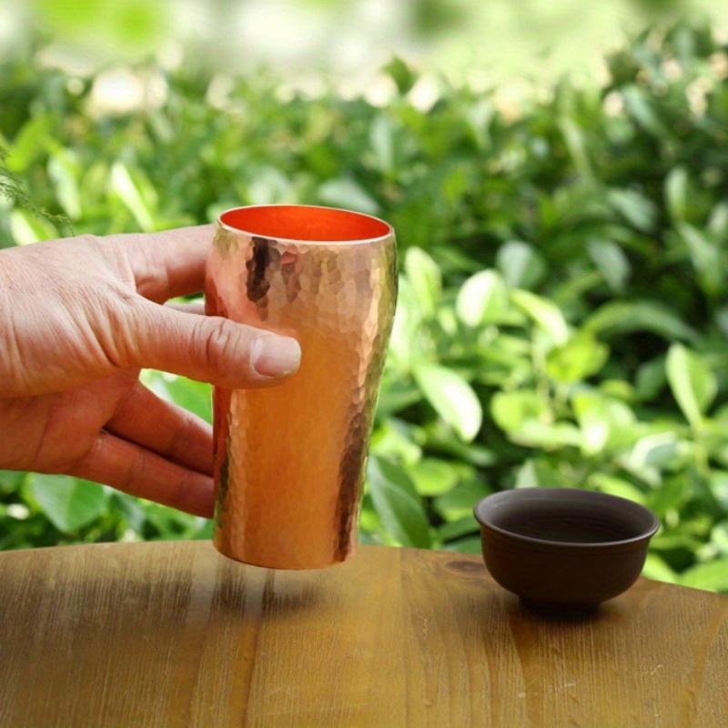Pure Copper Cup for Coffee Powder Mugs Handcrafted Hammered Drinkware Tea Cup and Beer Cup Mugs