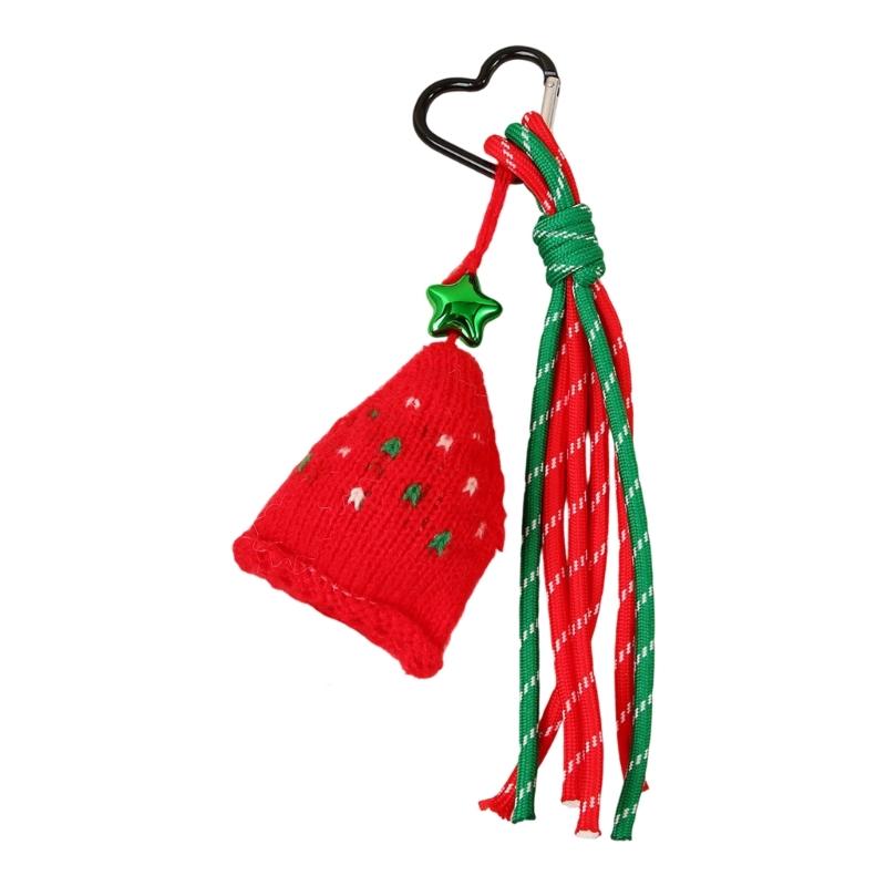 Брелок-подвеска Рождественский плетеный шнурок Брелок-подвеска для рюкзака Сумки Сумочки Декоративные Аксессуары