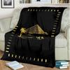 1PC Egyptian theme printed blanket, all season lightweight home office outdoor nap multifunctional blanket A6