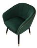 Armchair Paris Green Gold Cm 62X58X78