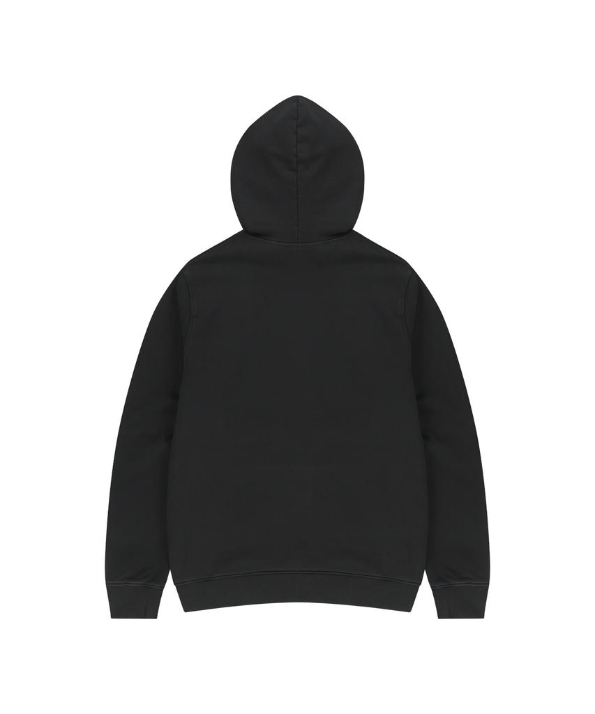 Men'S Basic Hoodie Sweatshirt_Black [Spri_0003]