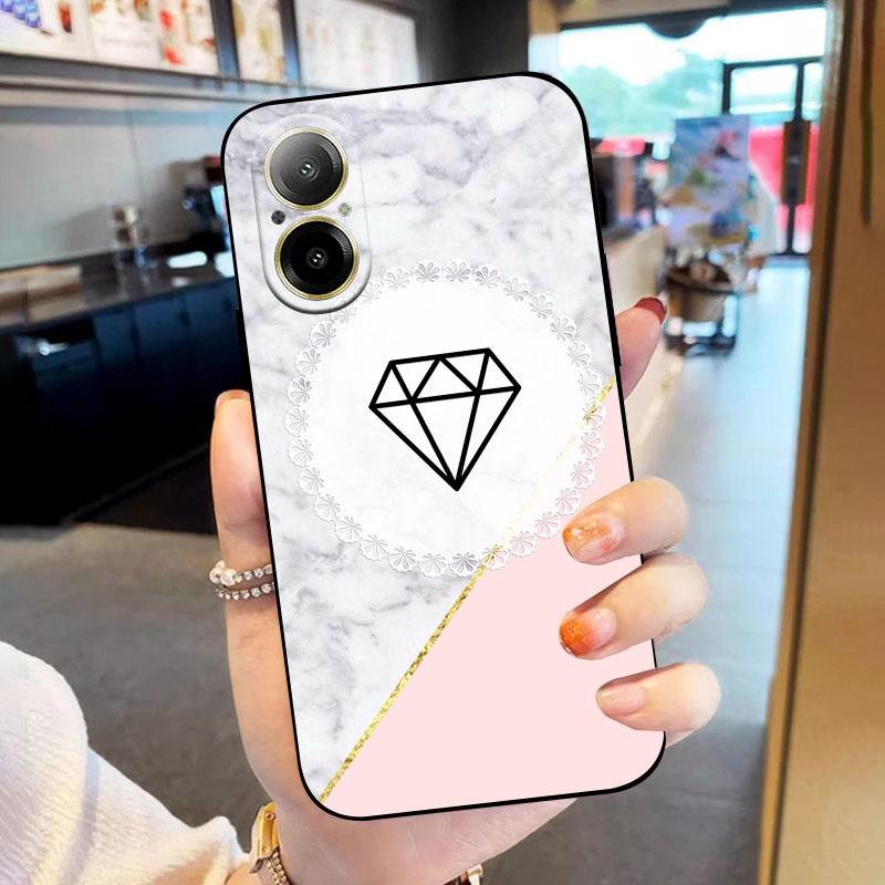 For Realme C67 4G Case RMX3890 Luxury Fashion Oil Painting Cover Soft Silicone Case For Realme 12 Lite RealmeC67 4G Funda 12lite