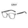 2521 imitation wood anti-blue glasses men's Japan and South Korea large frame square frame high definition reading glasses