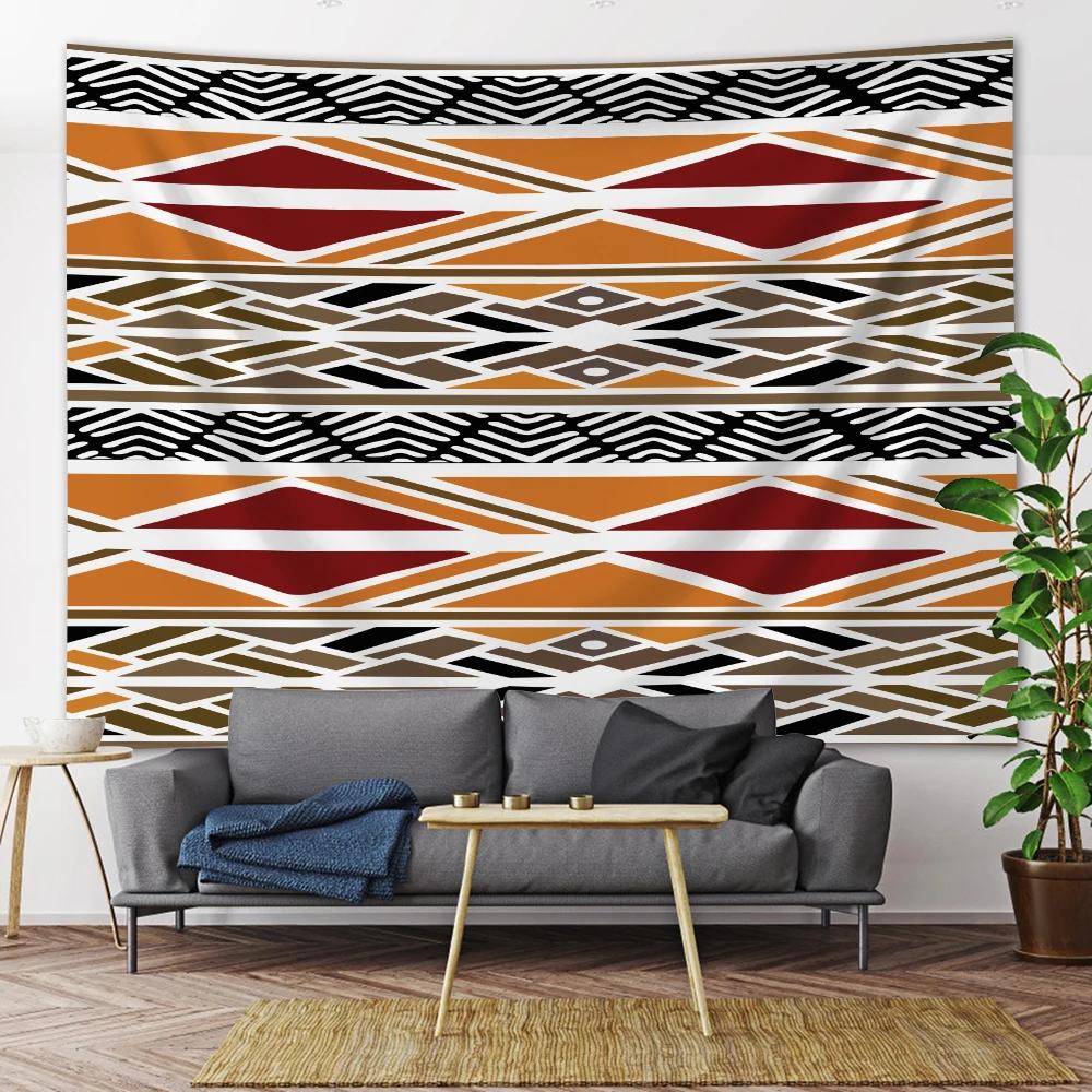 

Коврик для йоги в стиле хиппи, настенный пляжное полотенце, простыня с геометрическим узором Мандала, психоделическая сцена, домашний гобелен 100x75cm