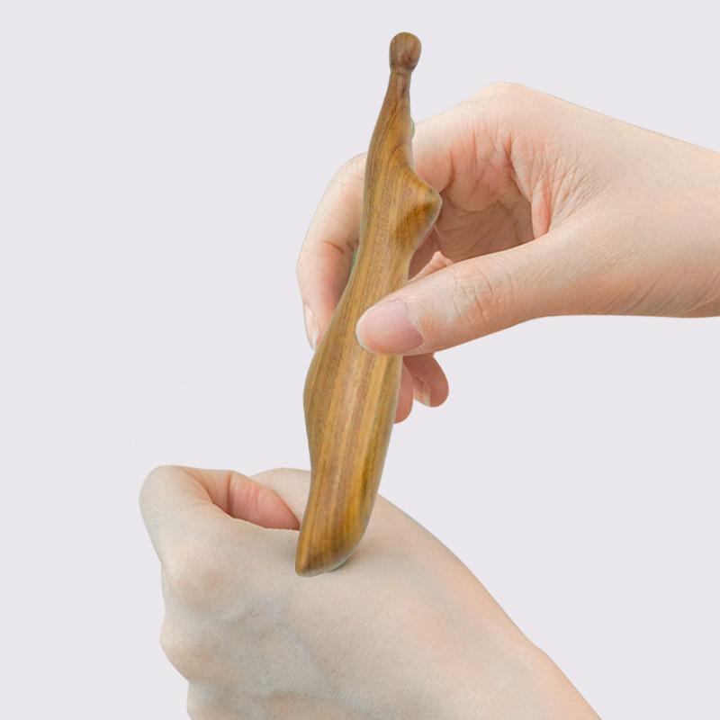 

Neck Foot Wood Trigger Point Massage Gua Sha Tools Home Gym Professional Wooden Reflexology Massage Tool Thai Foot Massage Stick