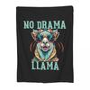 No Drama Llama  Blanket Soft Warm Flannel Throw Blanket Plush for Bed Living room Picnic Travel Home Couch