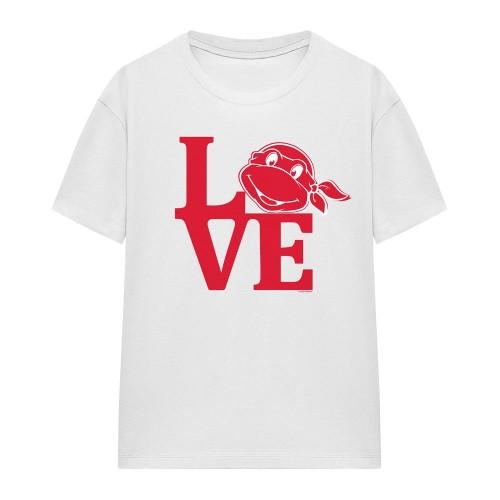Teenage Mutant Ninja Turtles Unisex Adult Love Valentine`s Day T-Shirt