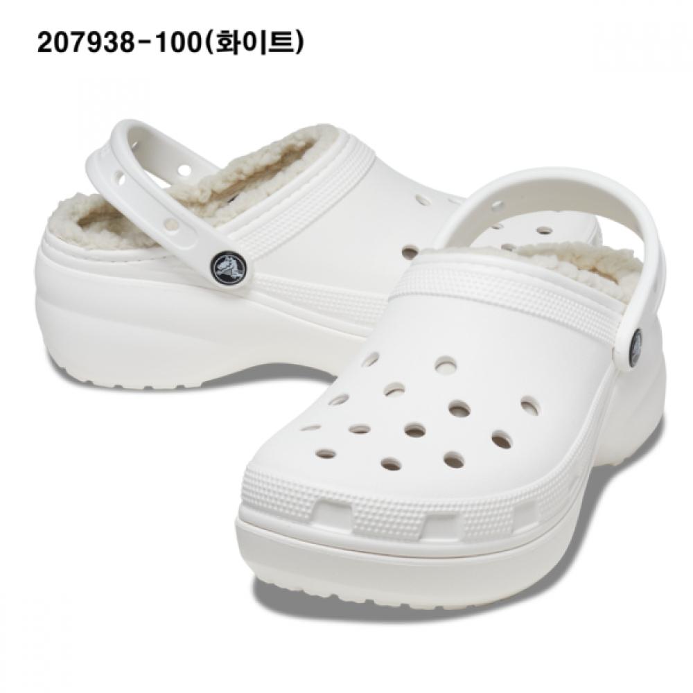 Crocs Unisex Classic Platform Lined Clogs Women 4 Types 207938 100 Other Crocs Sandals Slippers Winter