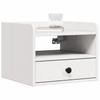 Nightstand Set of 2 White 38 x 36 x 29.5 cm Solid Pine Wood