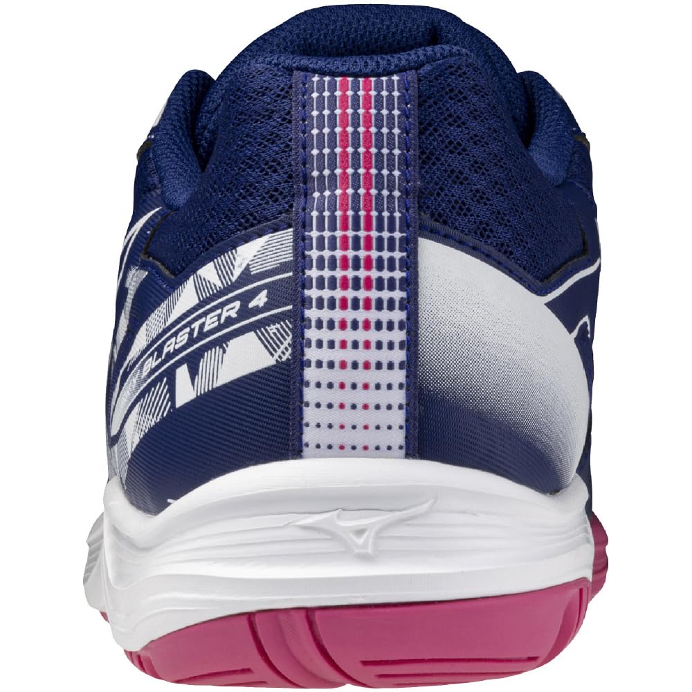 Badminton Shoes Sky Blaster 4 Gymnasium Lightweight Cushioning Entry Beginner Navy x White x Pink cm 3E [Mizuno] 18.0