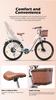 Cysum Cityrun Electric City Bike 26-Inch Tire 250W Motor 36V10Ah Built-in Battery 60–80 Km Max Range Shimano 7-Speed