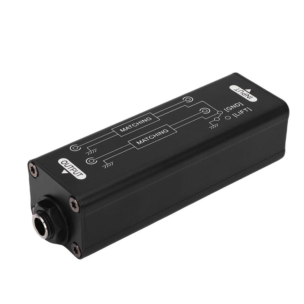 Portable 6.35MM Ground   Isolator Professional Hum   Sound Signal Isolator Noise Filter for Car Home Sound System