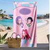 Kpop Demon Hunters Drukowany Ręcznik Plażowy, Duży Chłonny Szybkoschnący Ręcznik na Lato, Pływanie na Zewnątrz