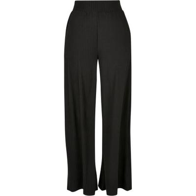 Urban Classics Womens/Ladies Jersey Ribbed Wide Leg Trousers