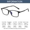 Hochwertige reine Titan Lesebrille für Anti-Blaulicht Altersweitsicht Brille mit Dioptrie