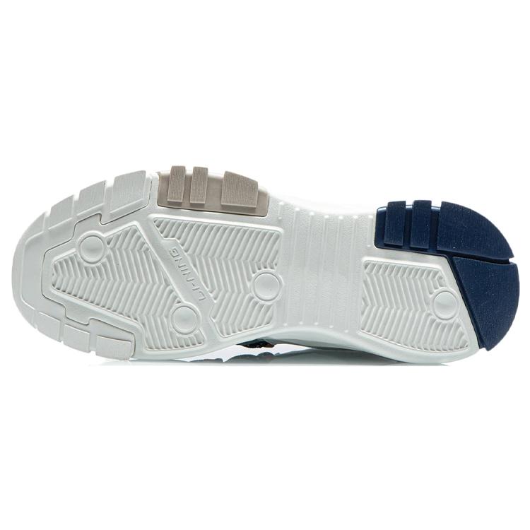 Li Ning Reverse Fantasy Cushioning Slip Resistant Low top Sports Casual Shoes Men's Gray Blue AGLR183-1