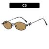 Irregular polygon jewelry sunglasses, new sunglasses, plain round face women's sunglasses