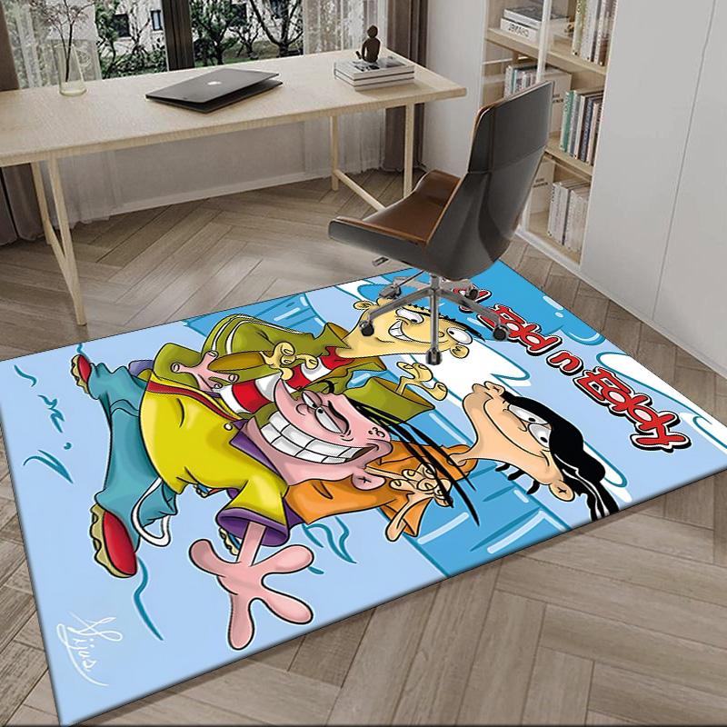Edd Eddy Adventure Carpet, Kitchen Rugs, Yoga Mat, Non-Slip Mats, Rug for Bathroom, Living Room bedroom, Camping Rugs Christmas Gift