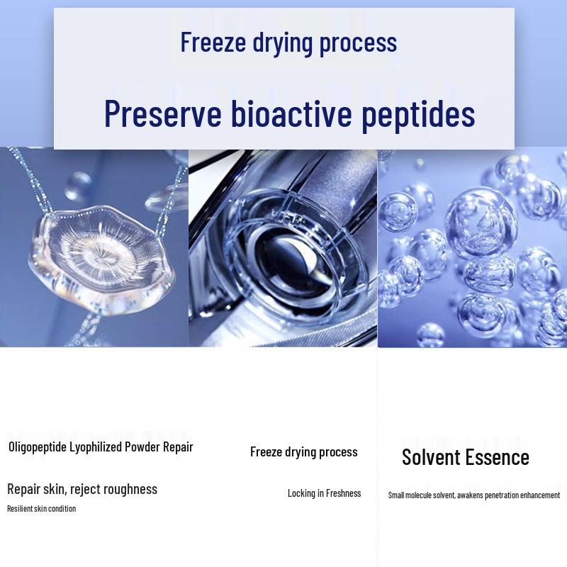 Beauty Salon Blue Copper Peptide Microneedle Acne Repair Set - 80,000 Activity Polypeptide Freeze-Dried Powder