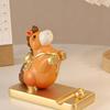Horse Shape Design Phone Holder Instant Wealth Phone Stand Horse Zodiacs Desktop Decoration Horse Statue Desktop Ornaments