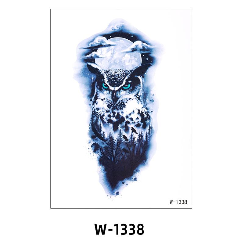 Tattoo Sticker Half Arm Waterproof Long-Lasting Disposable Tattoo Male And Female Flower Arm Tattoo Sticker