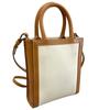 CELINE Minibar Tical Hippo Shoulder Bag beige Women used