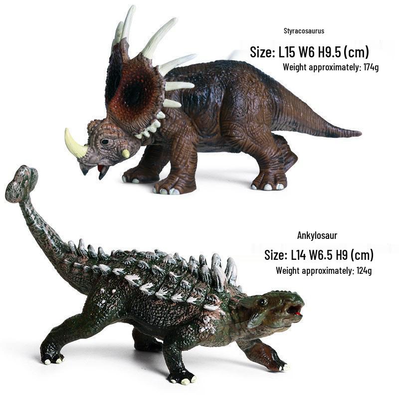 Dinosaur Model Set: T. Rex, Spinosaurus, Mosasaurus, Stegosaurus, Triceratops Cognitive Toys