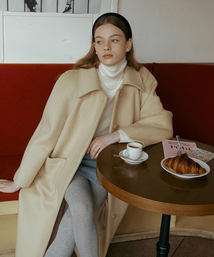 Rolarola Wool Single Coat Yellow