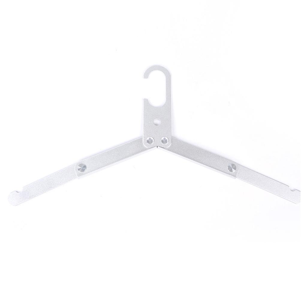 Travel Hanger Foldable Design Aluminium Alloy High Strength Light Weight Folding Clothes Hanger for
